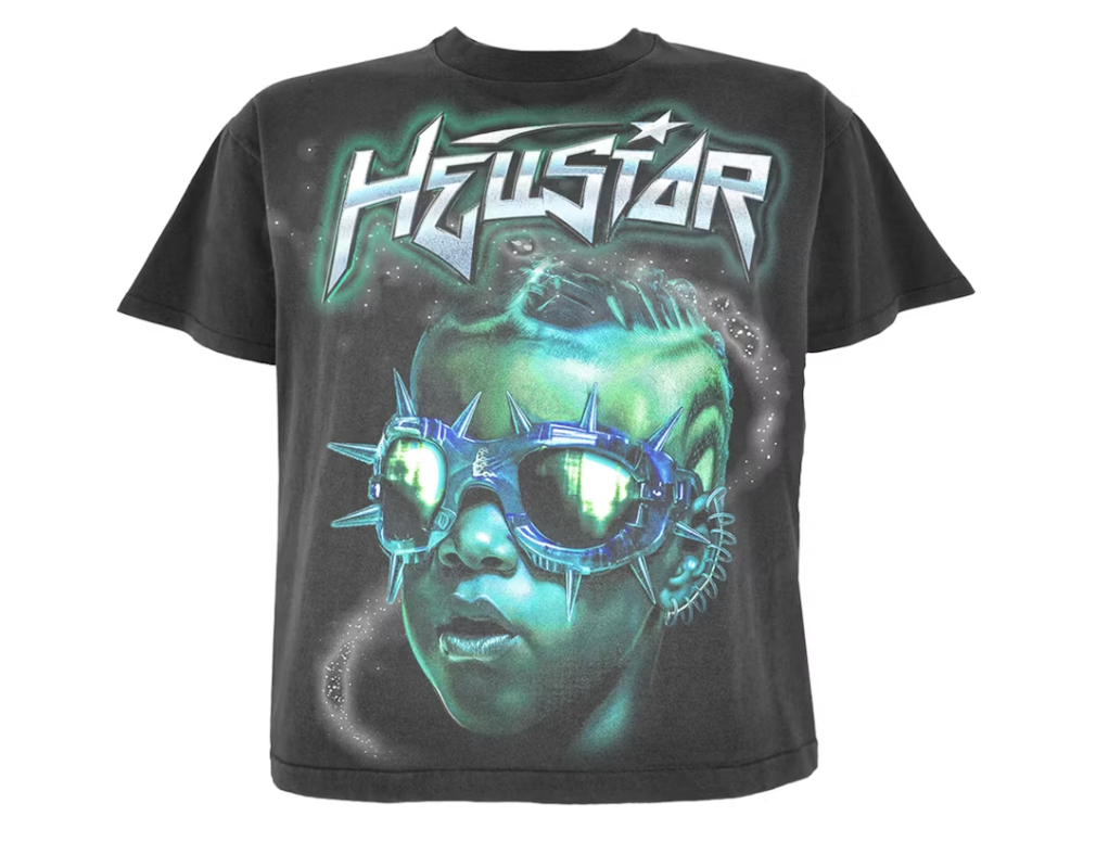 Hellstar The Future T-Shirt Black/Blue