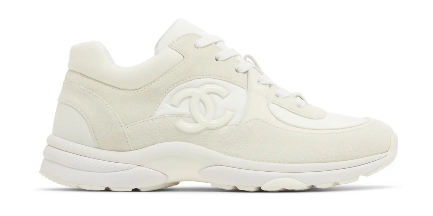 Chanel Low Top Trainer CC Triple White