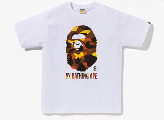 Bape 1st Camo Tee Orange Camo
