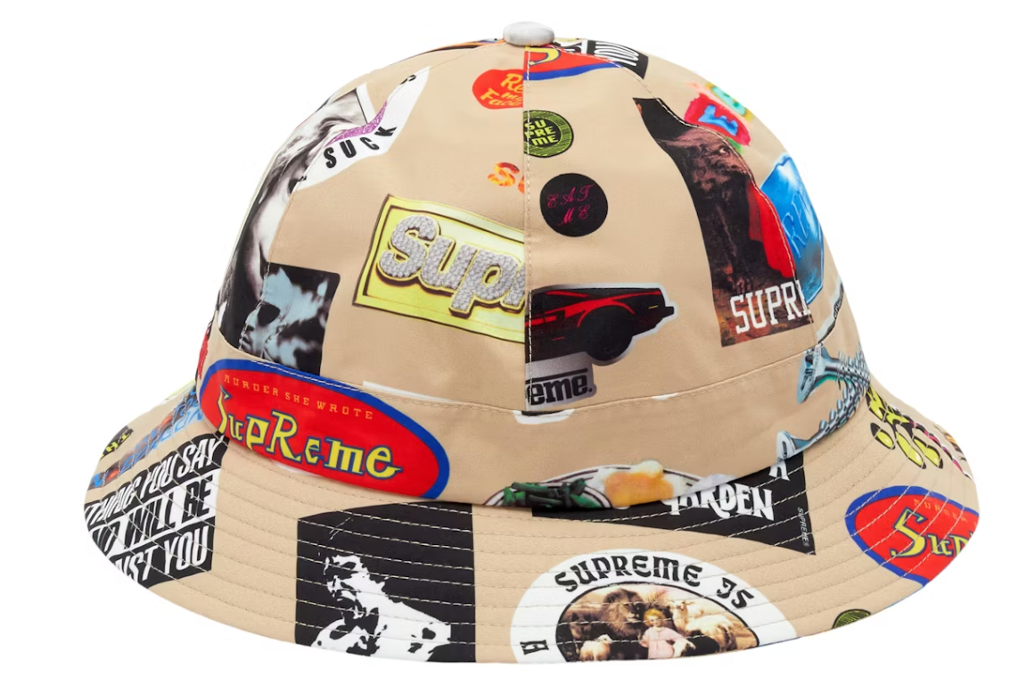 Supreme GORE-TEX Bell Hat Tan Stickers