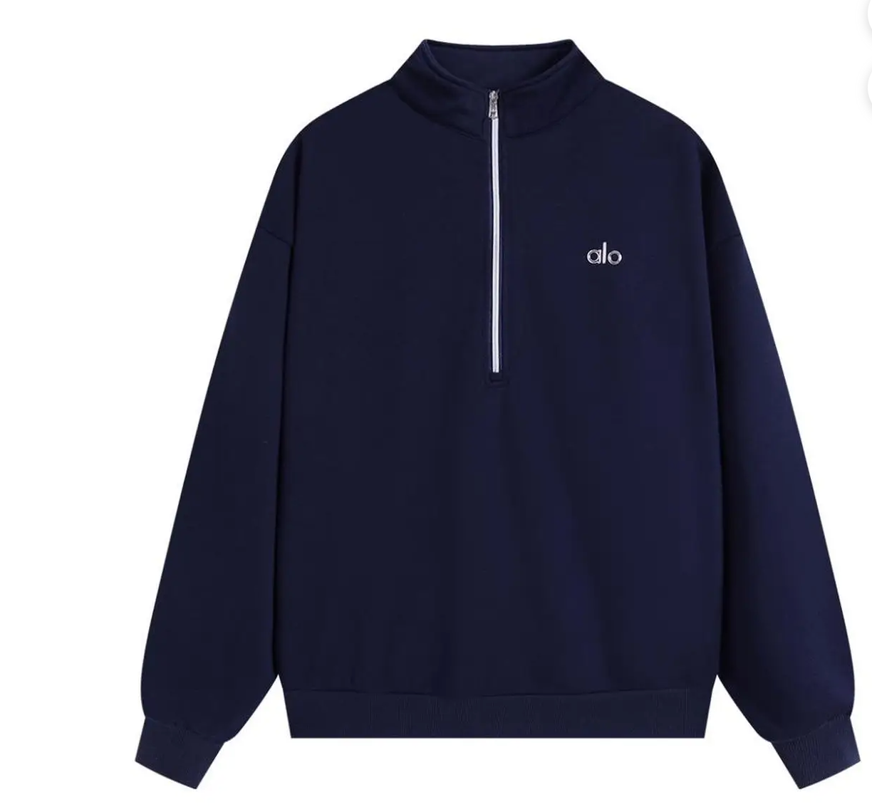 Alo Accolade 1/4 Zip Pullover Navy