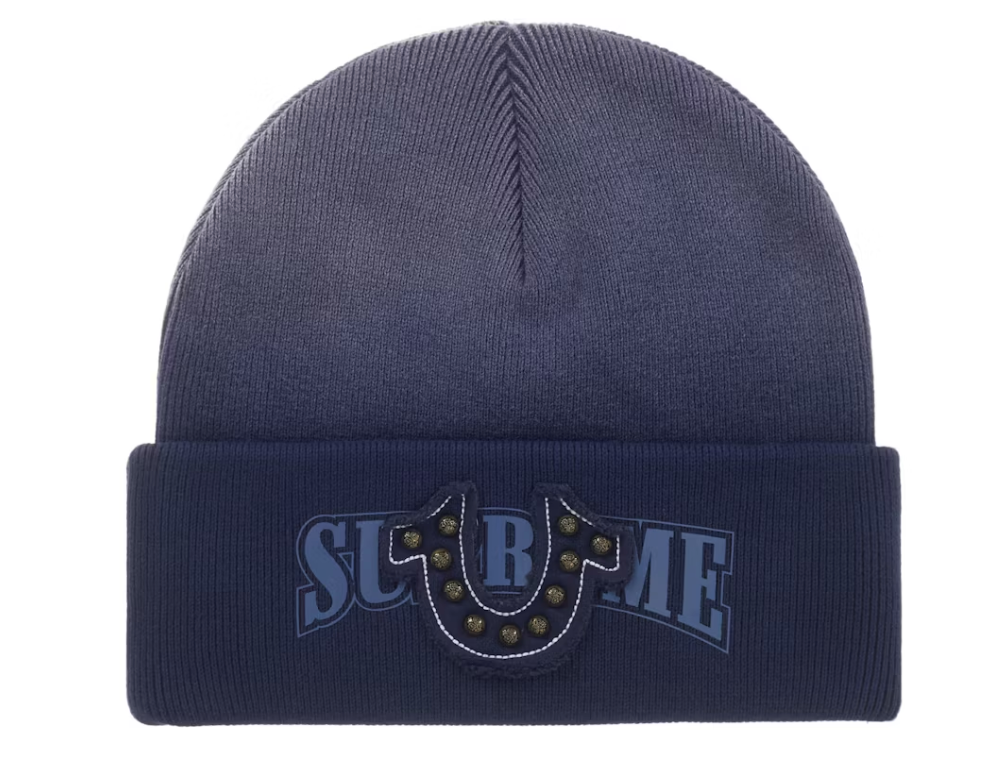 Supreme True Religion Beanie (FW25) Navy