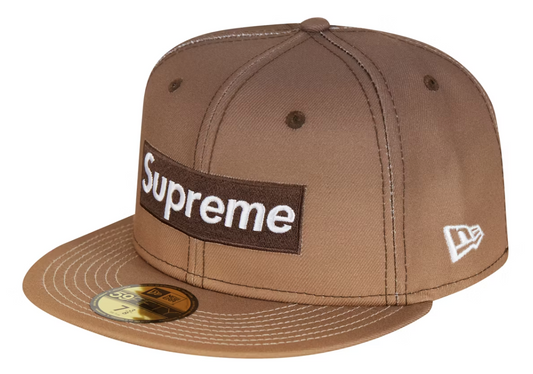 Supreme Gradient Box Logo New Era Brown