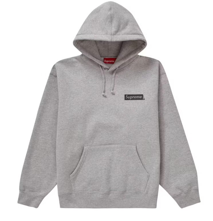 Supreme Fiend Hooded Sweatshirt Heather Grey
