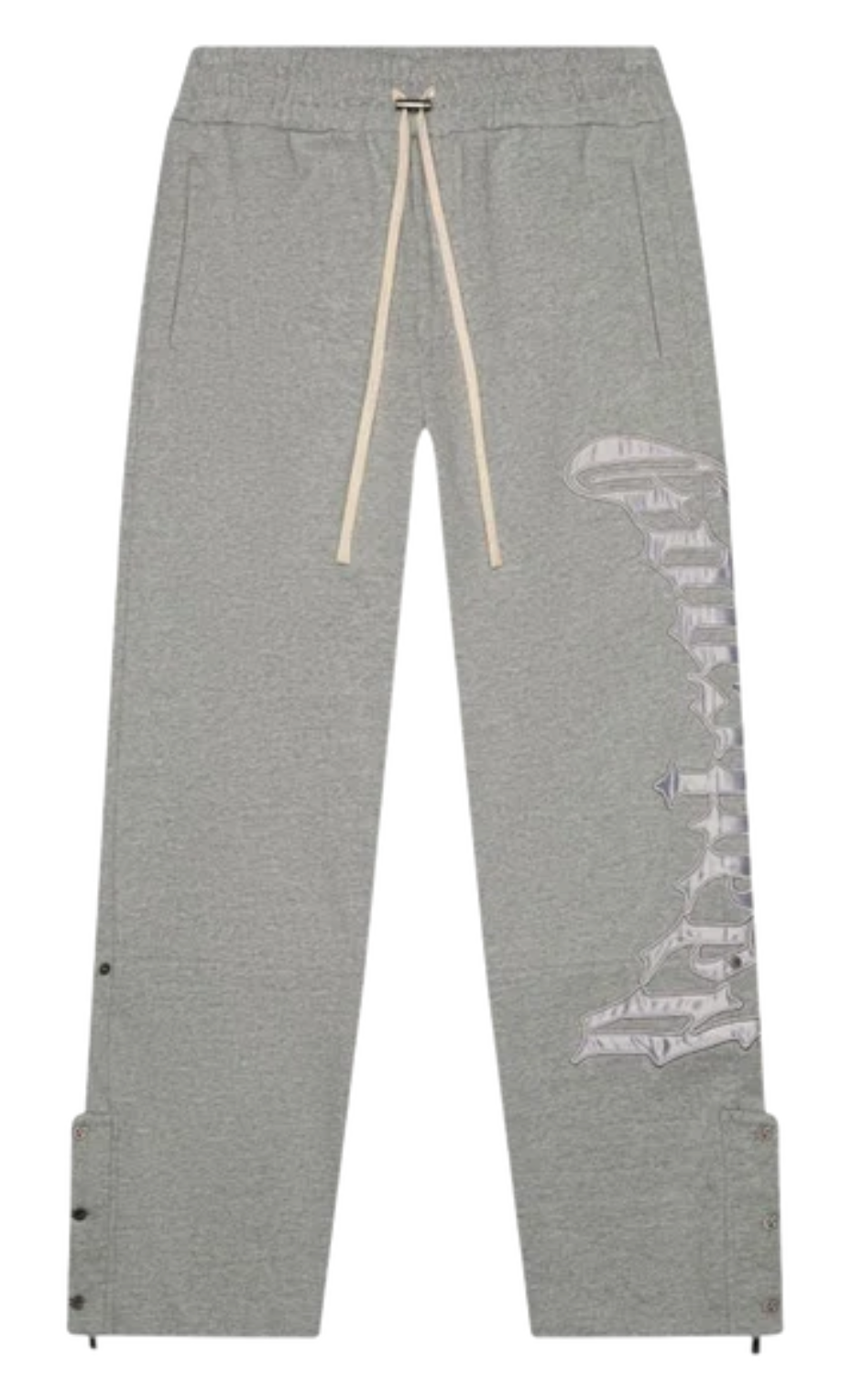 Godspeed OG Logo Sweatpants V2 Dark Grey / Silver Satin