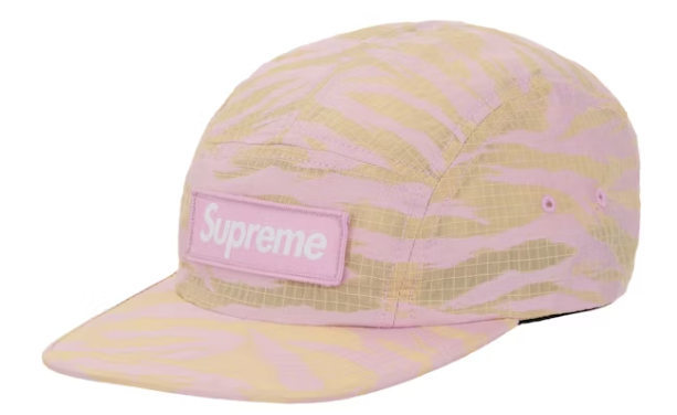 Supreme Tiger Camo Ripstop Camp Cap Pink