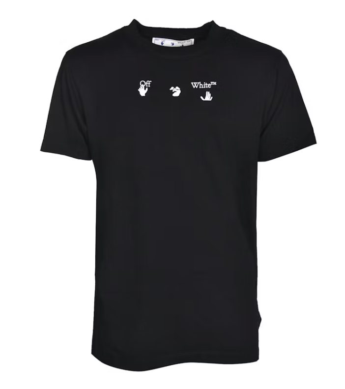 OFF-WHITE Slim Fit Bolt Arrows T-Shirt Black Green