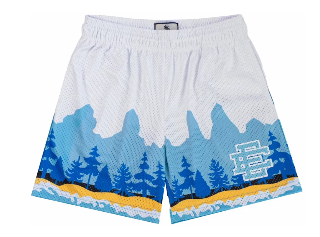 Eric Emanuel EE Basic/Core Short White/Aqua