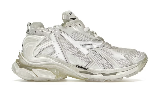 Balenciaga Runner Leather Free White