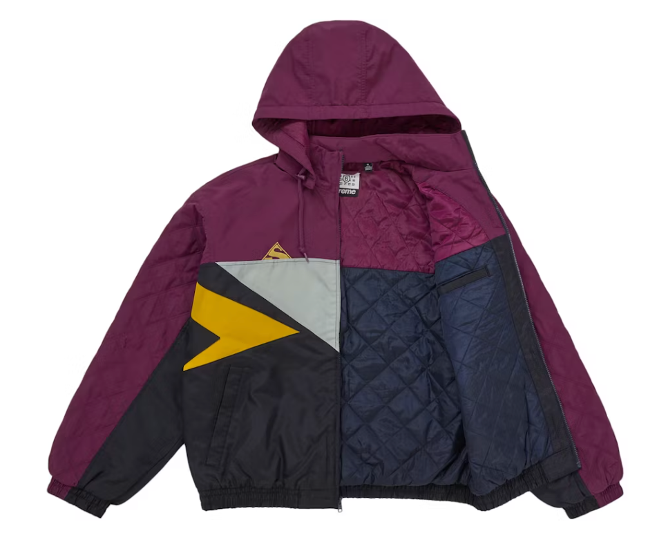 Supreme MM6 Maison Margiela Split Stadium Jacket Purple
