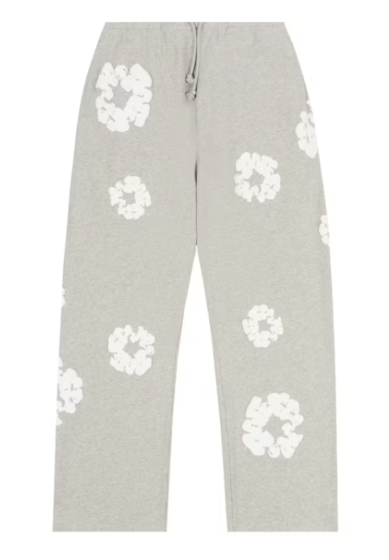 Denim Tears Cotton Wreath Zip Hoodie & Sweatpants Set Grey