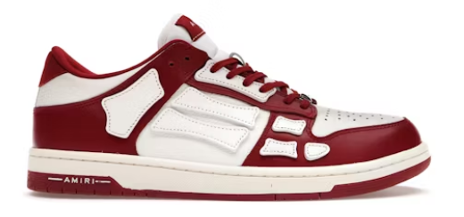 AMIRI Skel Top Low Red White