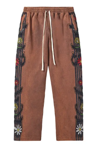 Vale Forever Harmony Garden Zip Up Hoodie & Sweatpants Set Brown