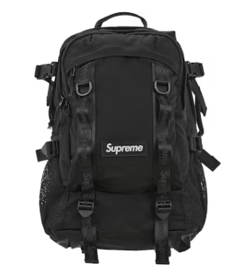 Supreme Logo Backpack (SS26) Black