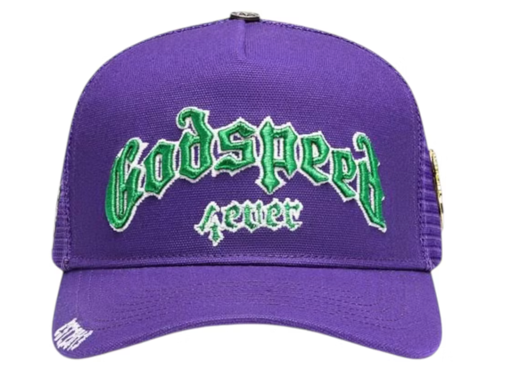 Godspeed GS Forever Trucker Hat Purple/Green