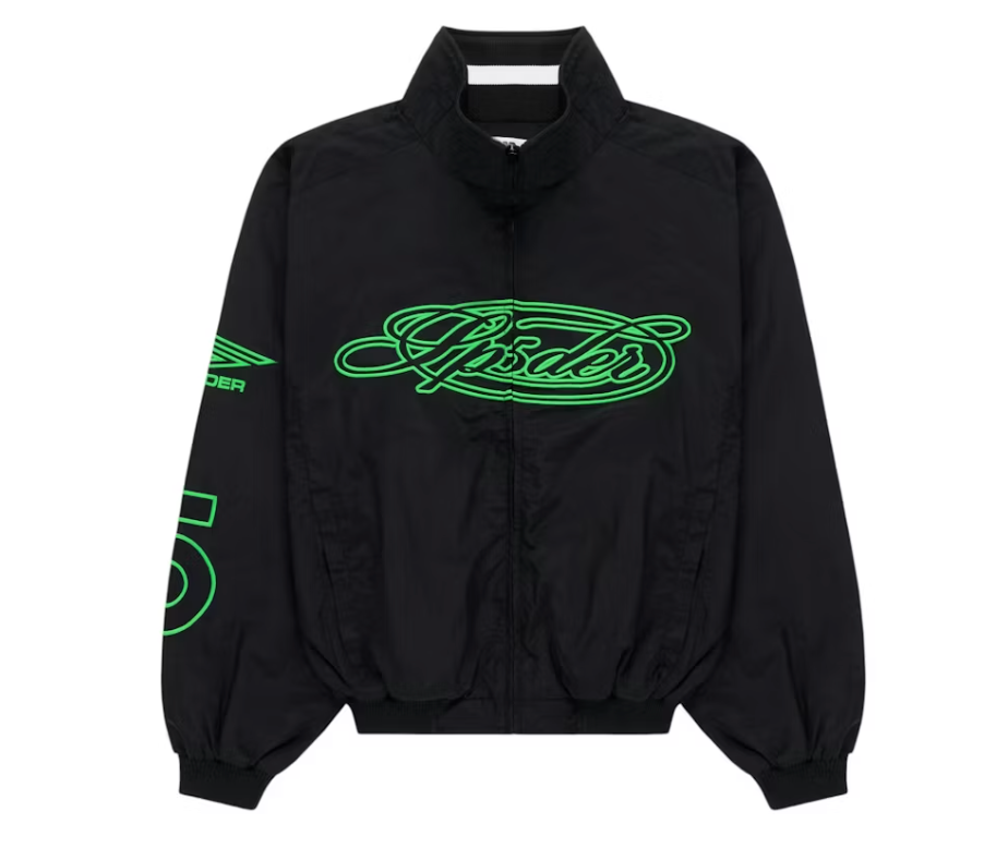 Sp5der Script Warm Up Jacket & Track Pants Set Black