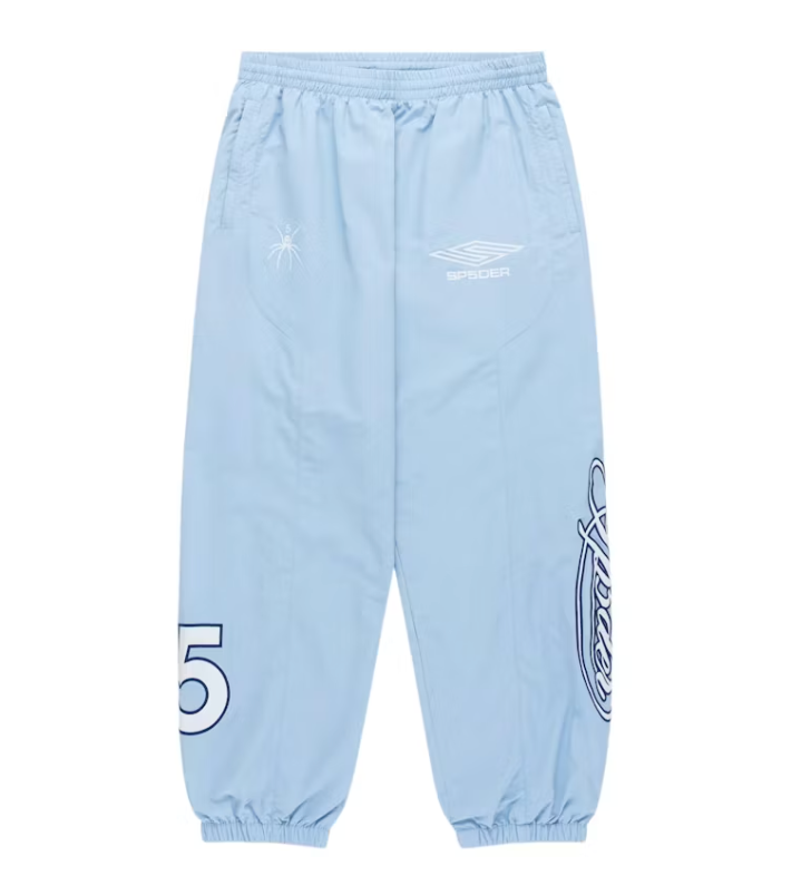 Sp5der Script Warm Up Jacket & Track Pants Set Rock Blue