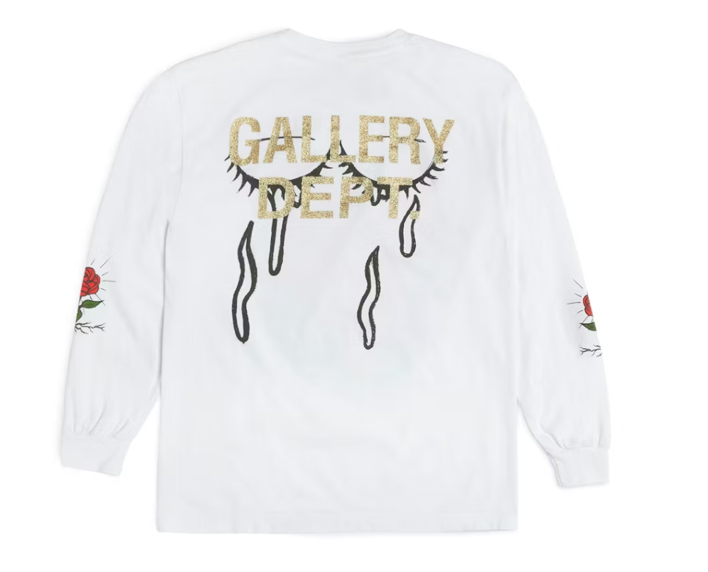 Gallery Dept. Puzzle Heart L/S Tee White