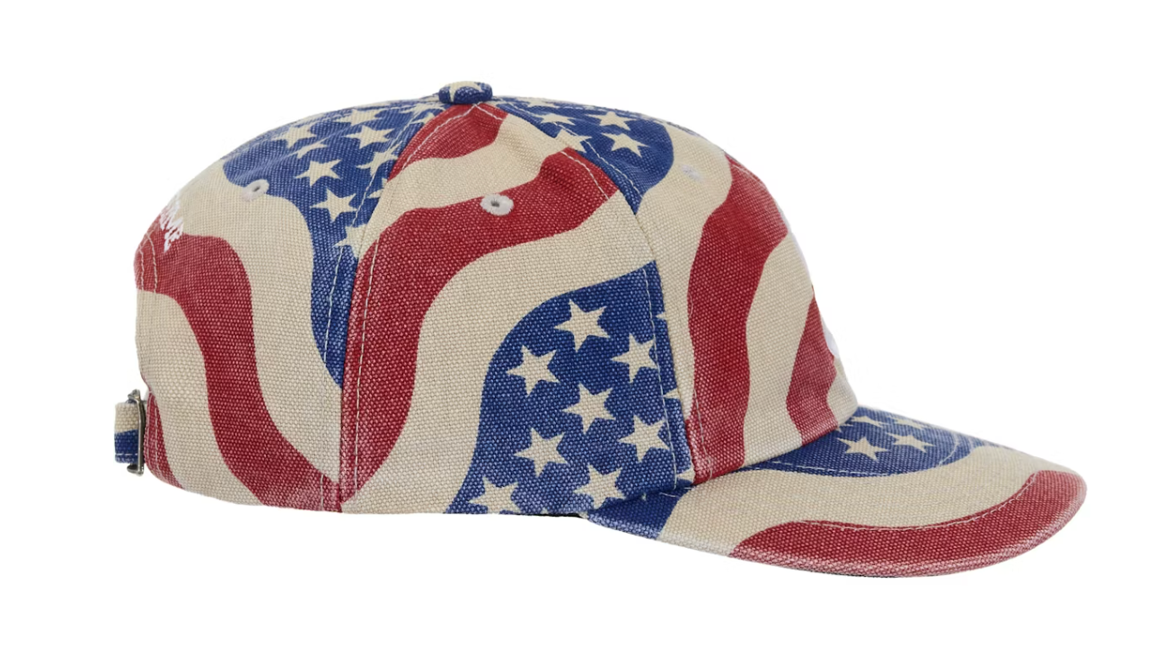 Supreme Pigment Coated S Logo 6-Panel Cap (SS26) Flag