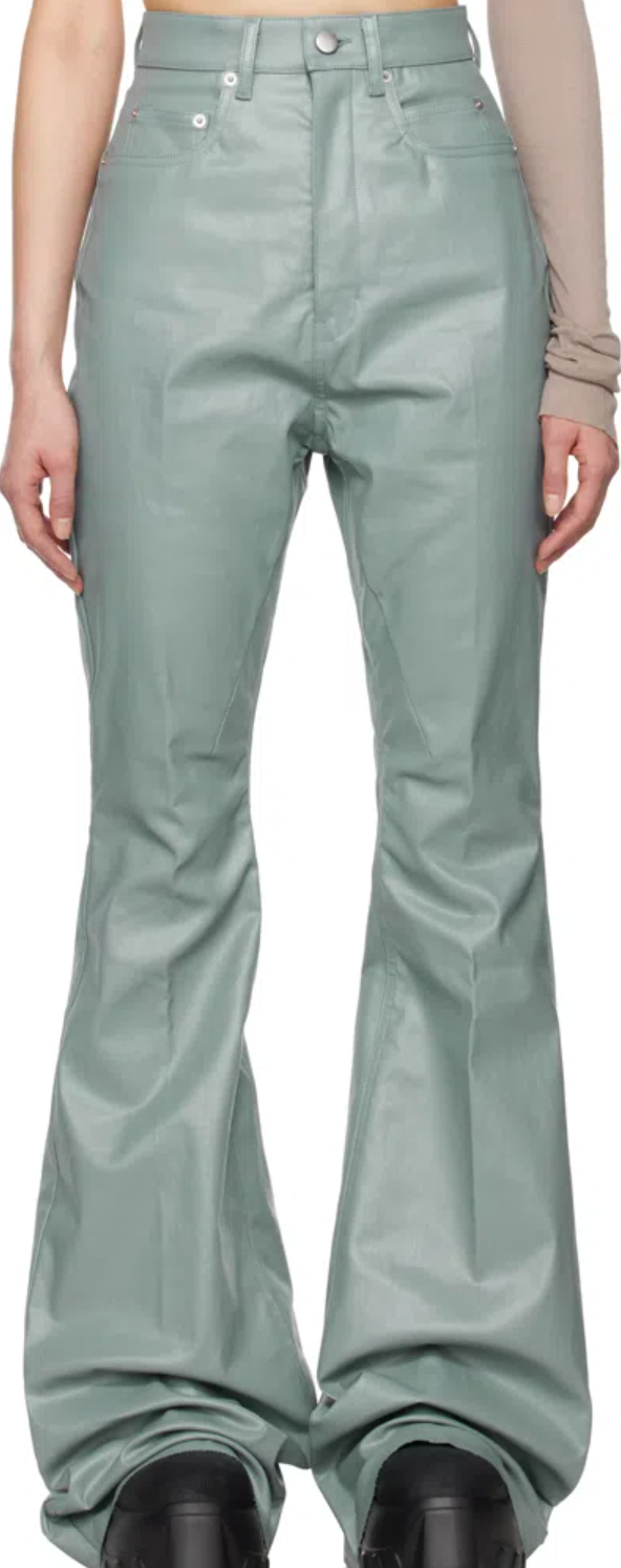 Rick Ownes Bolan Bootcut Jeans Mouthwash Blue
