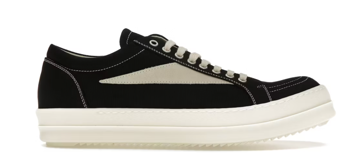 Rick Owens DRKSHDW Vintage Low Black Milk