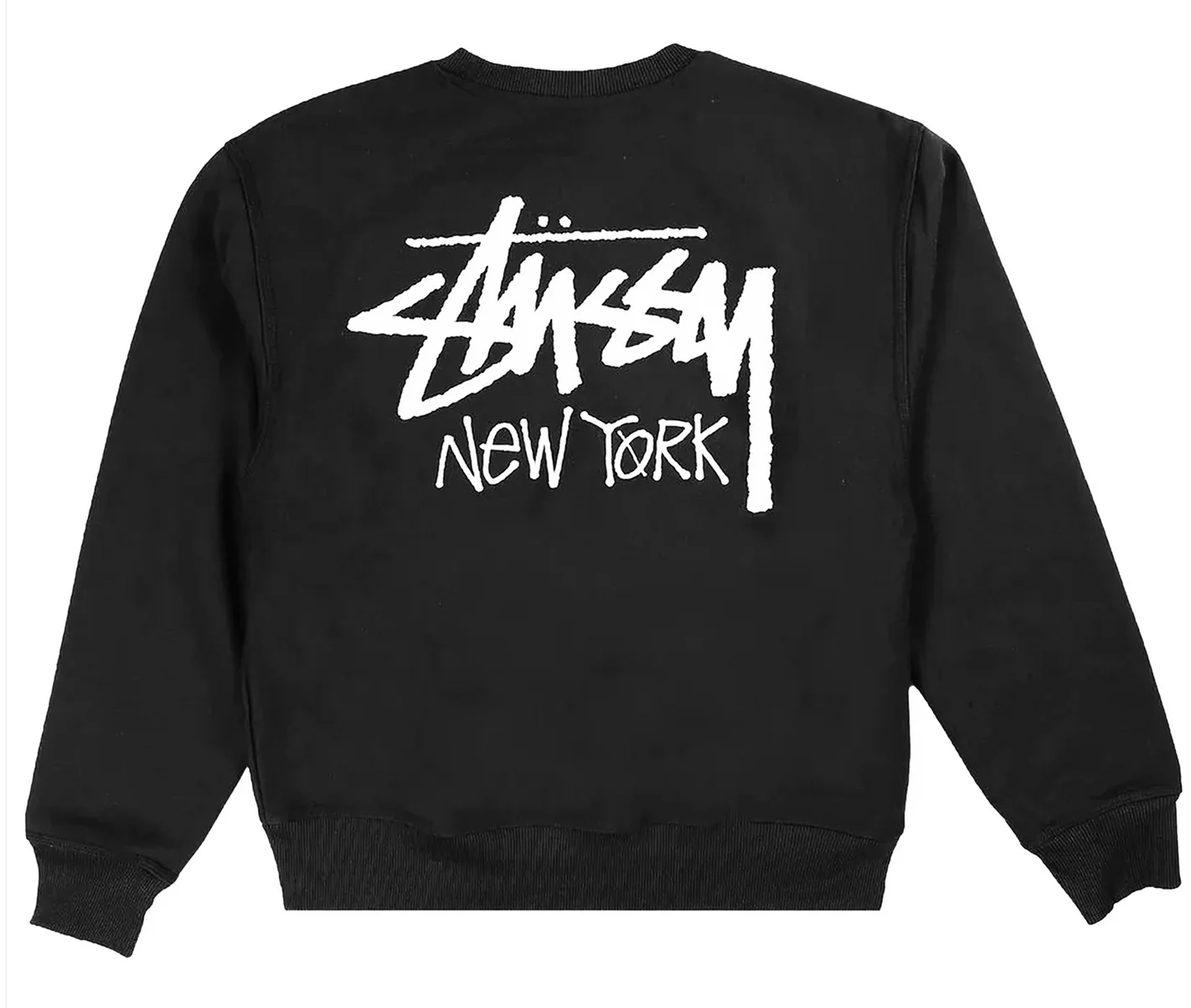 Stussy Stock New York Crewneck Black