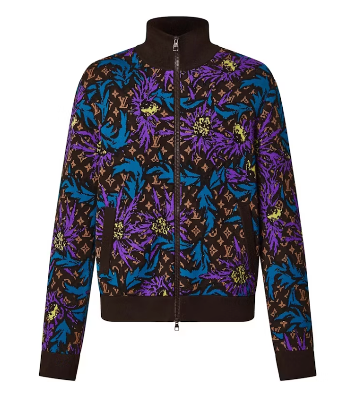 Louis Vuitton Monogram Thistle Zip-Through Jacket Multicolor