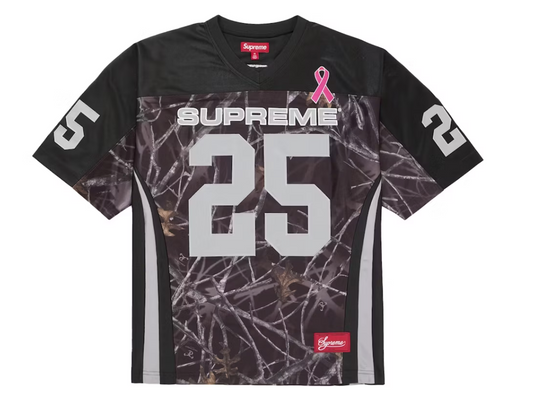 Supreme Breast Cancer Awareness Football Jersey Black