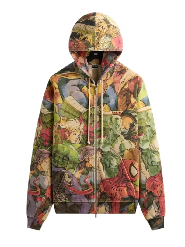 Kith x Marvel vs. Capcom New Age of Heroes Nelson Full Zip Hoodie Veil