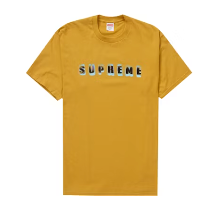 Supreme Stencil Tee Mustard