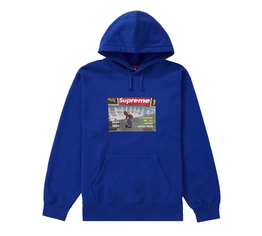 Supreme Thrasher Hooded Sweatshirt Royal
