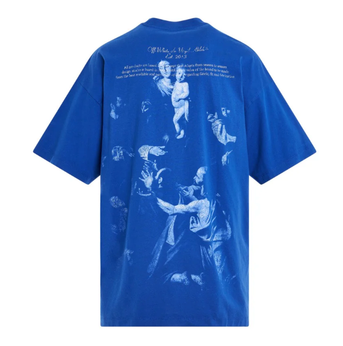 Off-White Stamp Mary T-Shirt Nuatical Blue