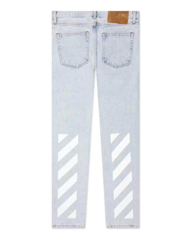 OFF-WHITE Diagtab Jeans Blue