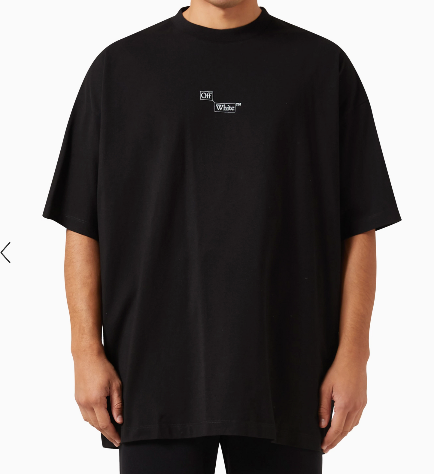 Off-White Blocks Book Oversized T-shirt Black