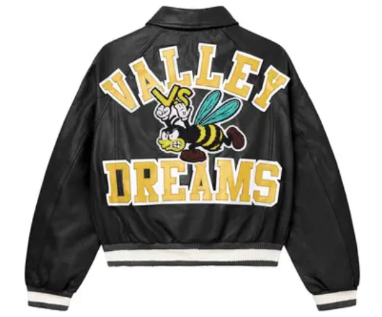 Vale Forever Mascot Bomber Jacket Black
