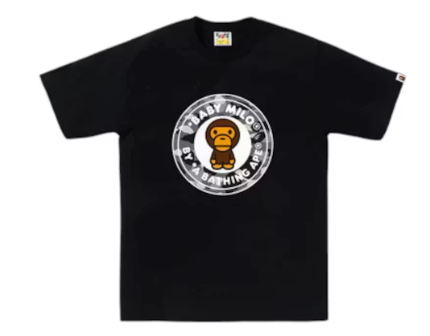 BAPE 1st Camo Milo Busy Works Tee (SS25) Black/Grey