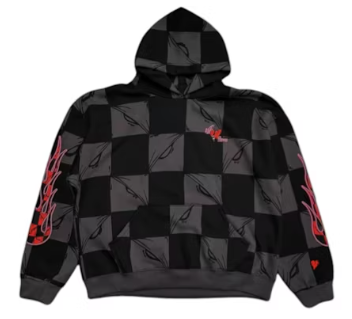 Matty Boy Anti Promo 99Eyes Flame Hoodie Black