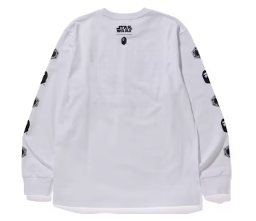 BAPE x Star Wars First Order L/S Tee White