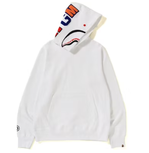 BAPE Shark Pullover Hoodie White