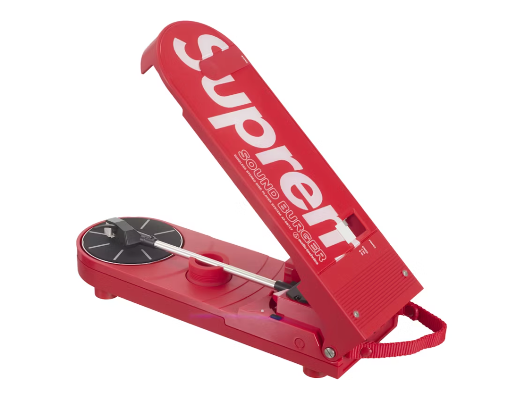 Supreme Audio Technica Sound Burger Turntable Red