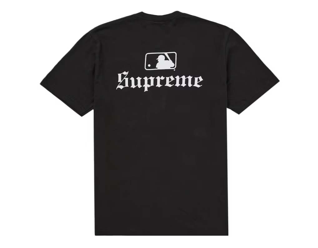 Supreme MLB Teams Sox Tee Black