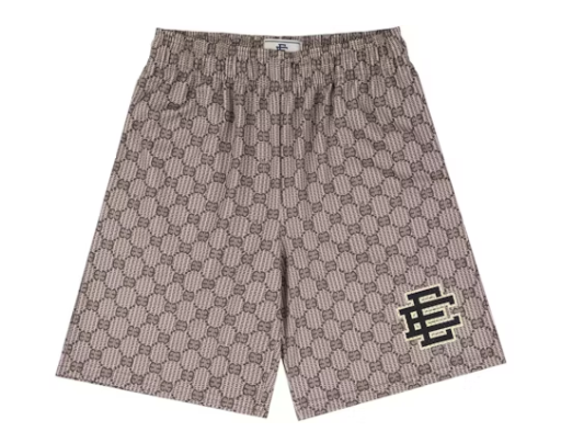 Eric Emanuel EE Baggy Short Beige EE Print/Black