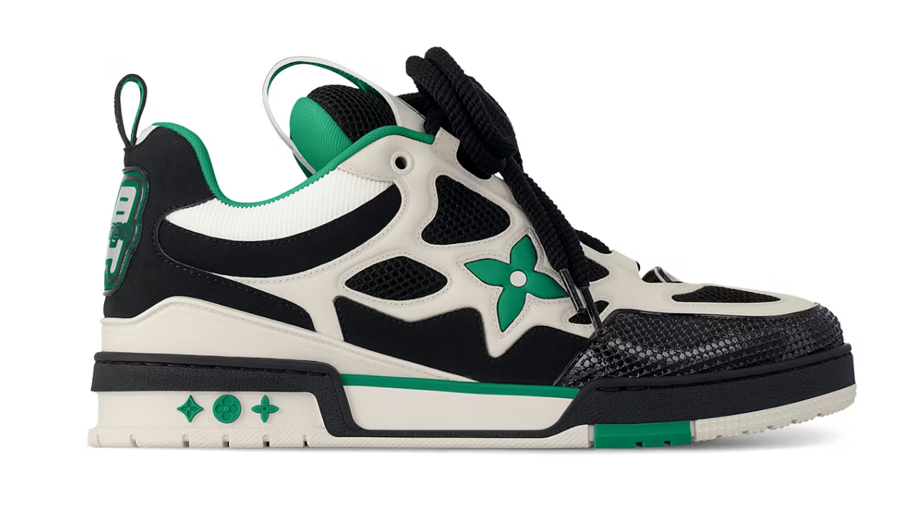 Louis Vuitton LV Skate Sneaker Green Black Cream