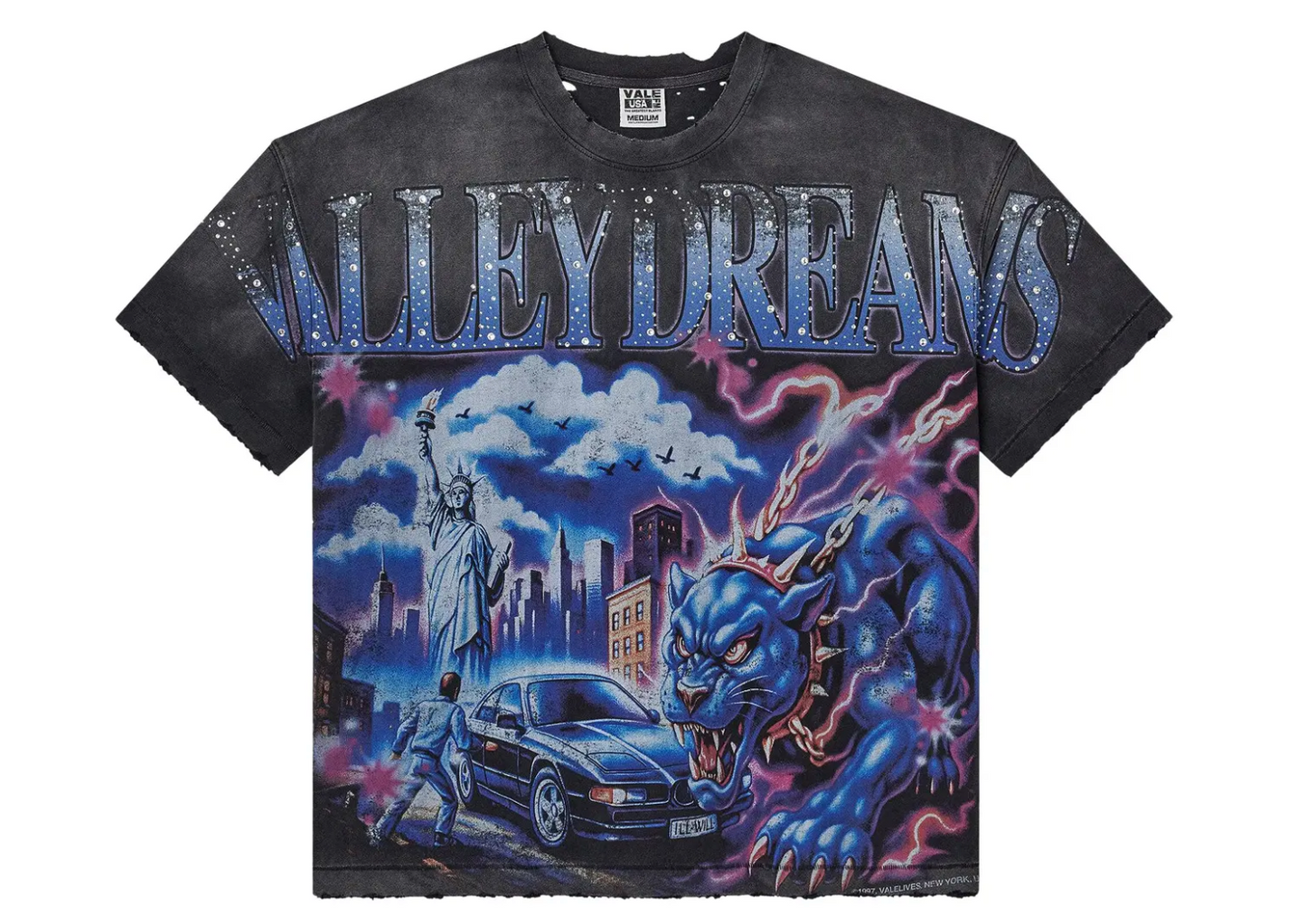 Vale Forever Monster Big Tee Black