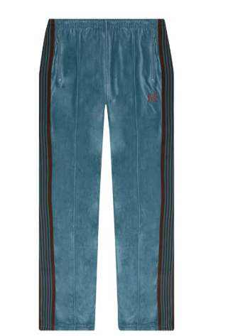 Needles Narrow Track Pant Blue/Grey