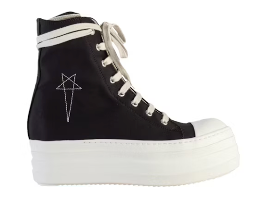 Rick Owens DRKSHDW Double Bumper High Star Black (Women's)