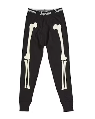 Supreme Hanes Bones Thermal Pant FW25 (1 Pack) Black