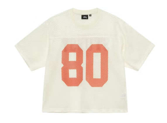Stussy 80 Team Jersey Natural