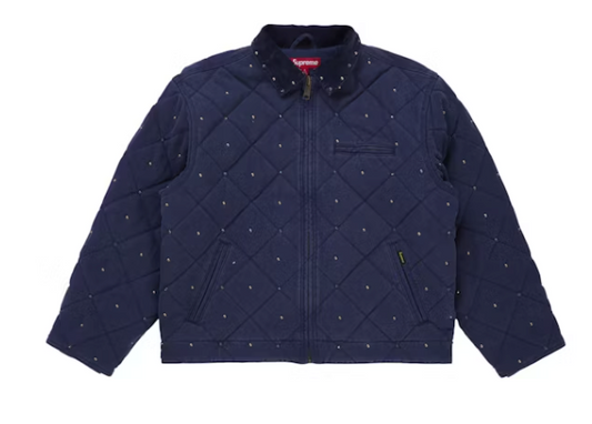 Supreme b.b. Simon Quilted Work Jacket Navy