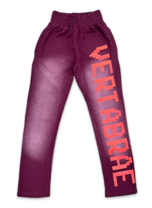 Vertabrae Logo Sweatpants Purple/Red